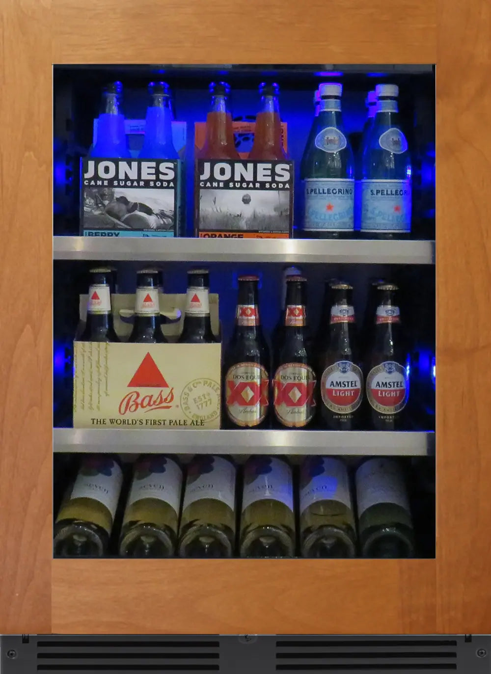 XO 24” PANEL READY FRAMED GLASS BEVERAGE CENTER