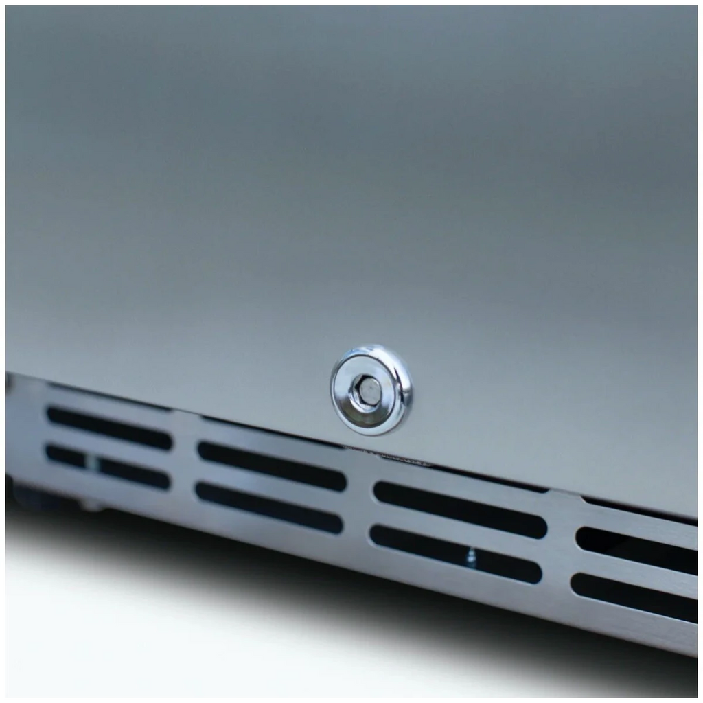 American Made Grills - 15" 3.2c Outdoor Rated Fridge with Glass Door