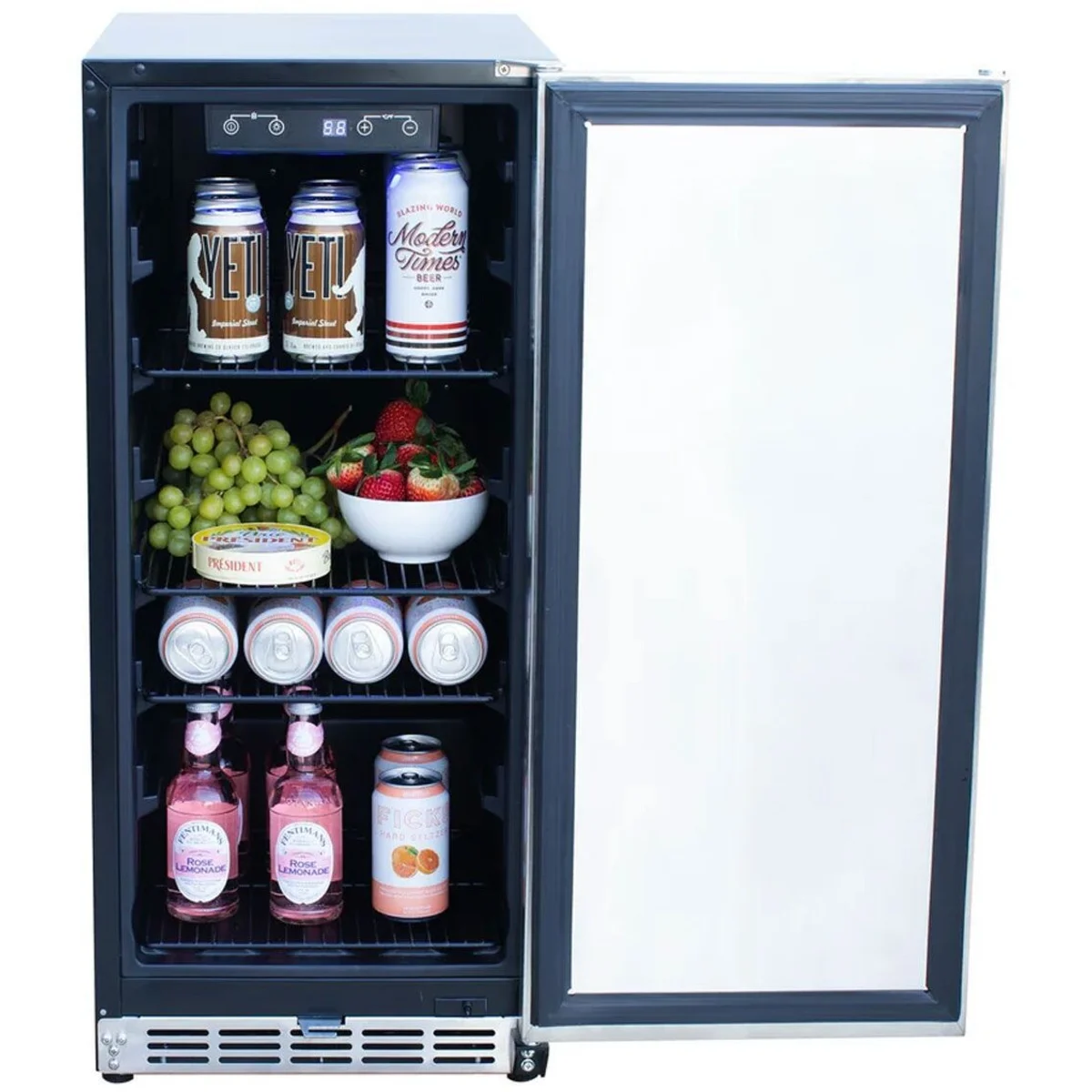 American Made Grills - 15" 3.2c Outdoor Rated Refrigerator