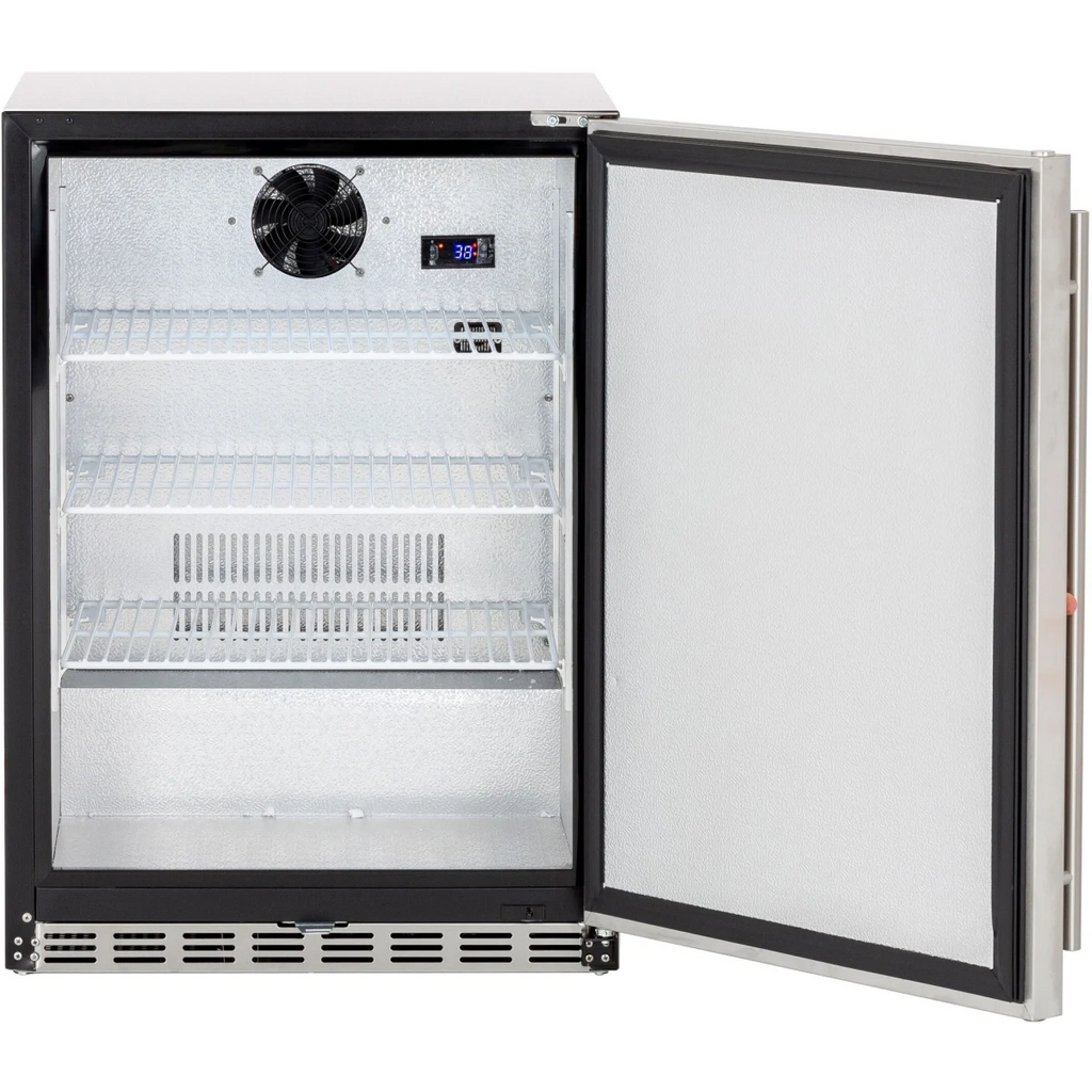 American Made Grills - 24" 5.3c Deluxe Outdoor Rated Refrigerator