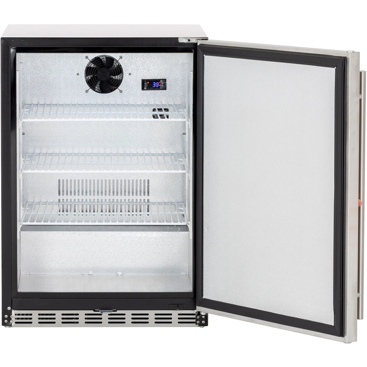 American Made Grills - 24" 5.3c Deluxe Outdoor Rated Refrigerator