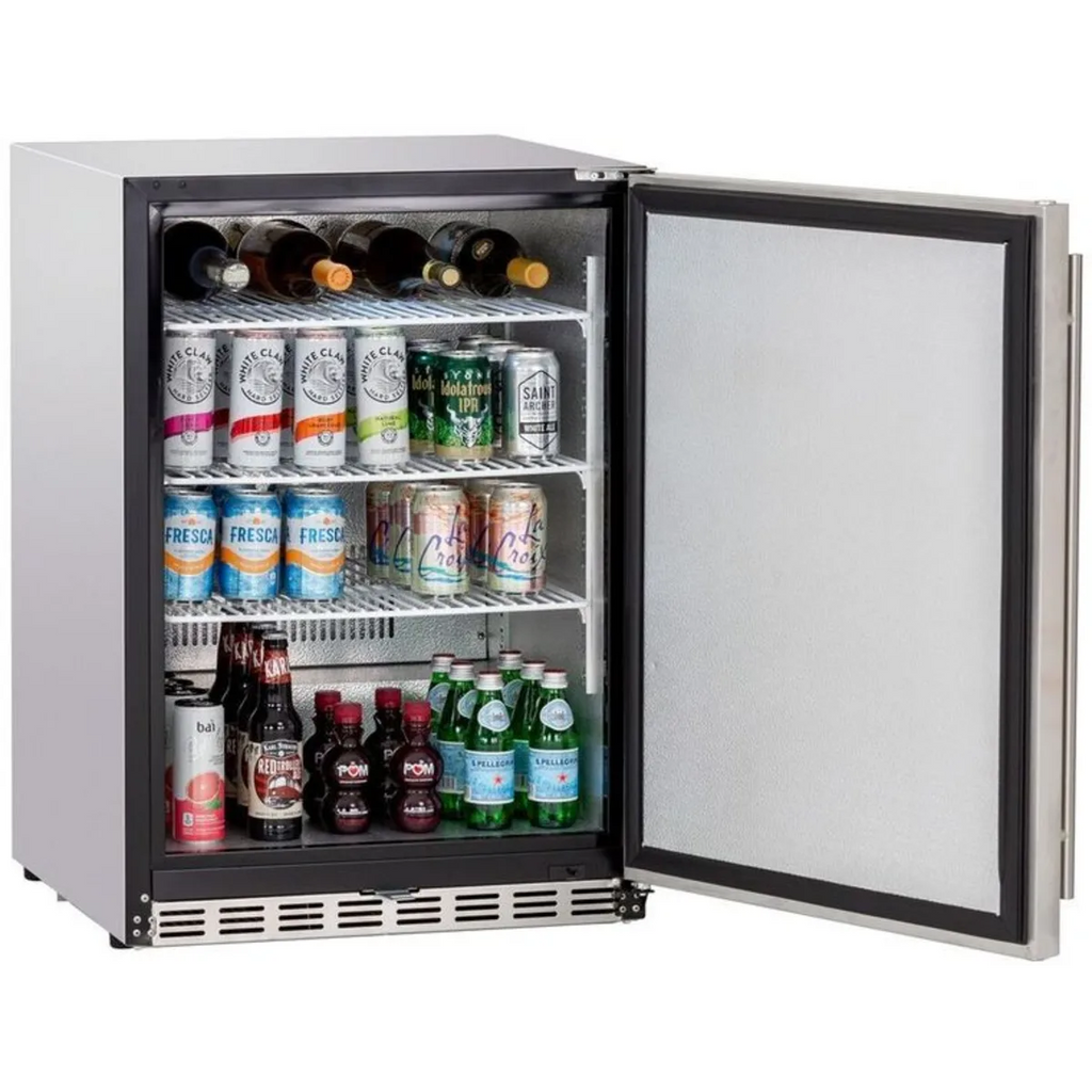 American Made Grills - 24" 5.3c Deluxe Outdoor Rated Refrigerator
