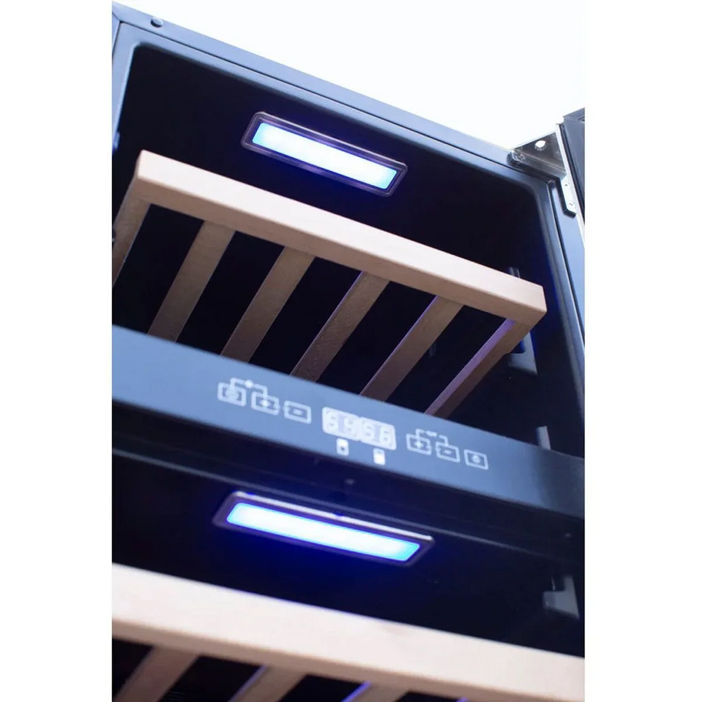 American Made Grills - 15" 3.2c Outdoor Rated Dual Zone Wine Cooler