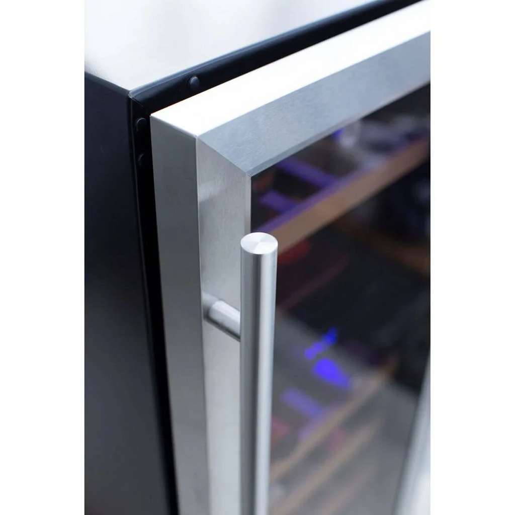 American Made Grills - 15" 3.2c Outdoor Rated Dual Zone Wine Cooler