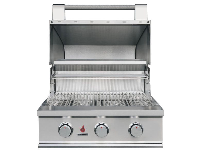 TrueFlame E Series 3 Burner Built-In Gas Grill w/ insulated jacket