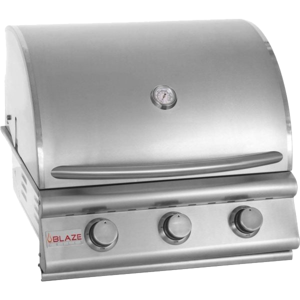 Blaze LBM 25" 3-Burner Built-In Gas Grill w/ insulated jacket