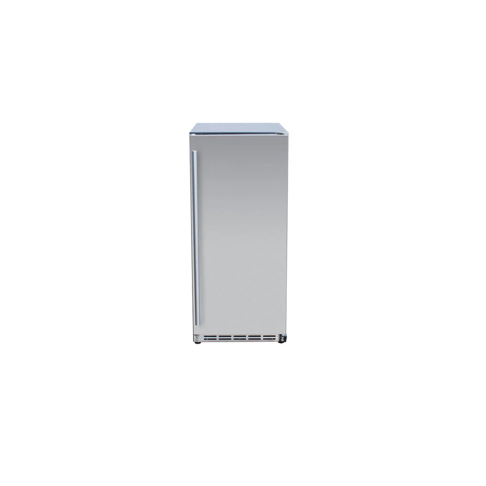 True Flame 15" Outdoor Rated Refrigerator with Stainless Steel Door and Handle