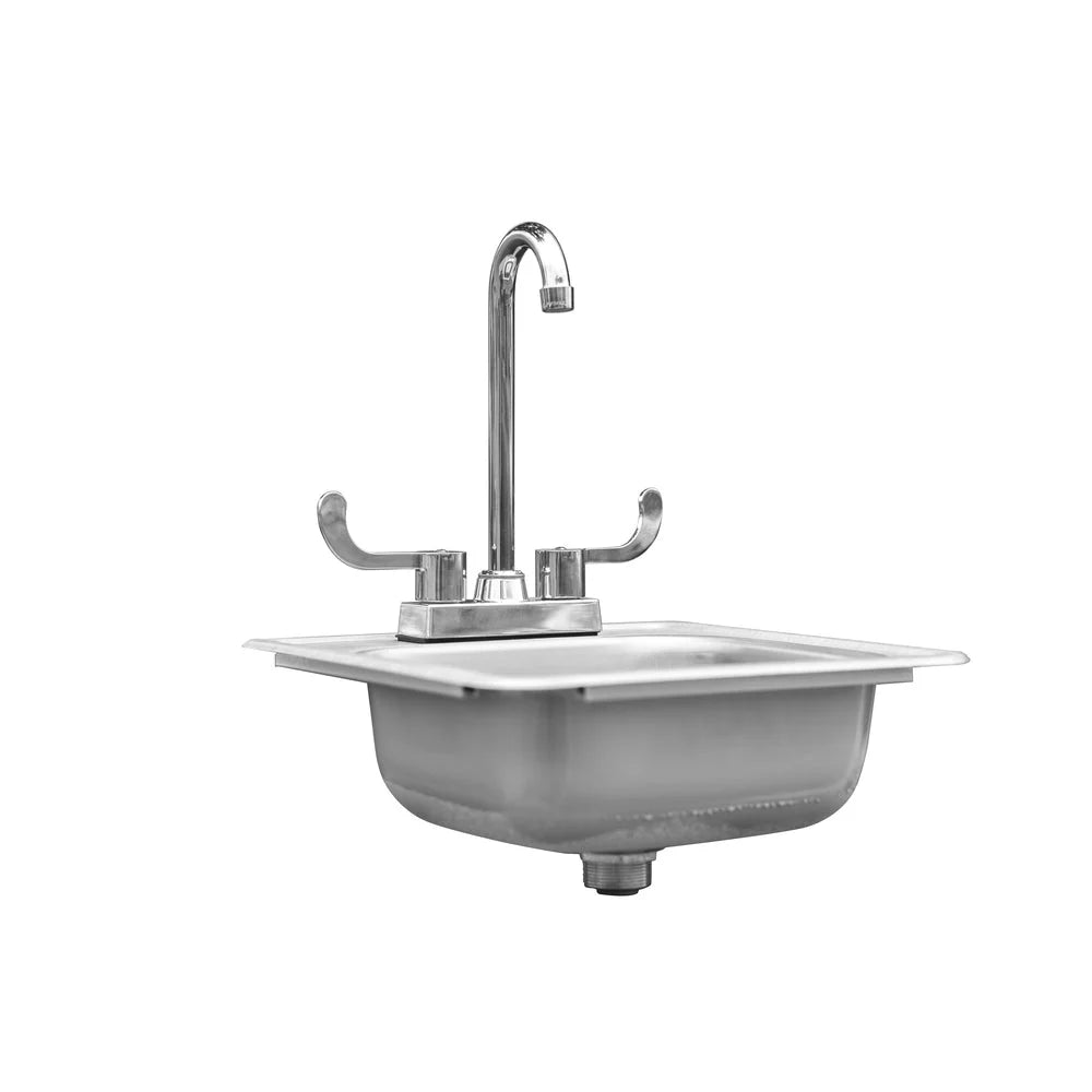 True Flame 15" x 15" Drop-in Sink
