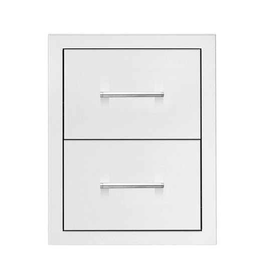 True Flame Masonry Frame - 17" Double Drawer