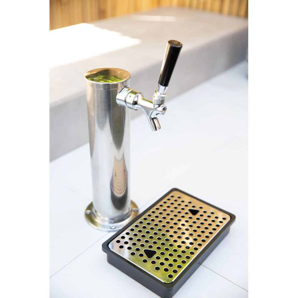 True Flame 24" Deluxe Outdoor Rated Kegerator - No Tap (6.6c)