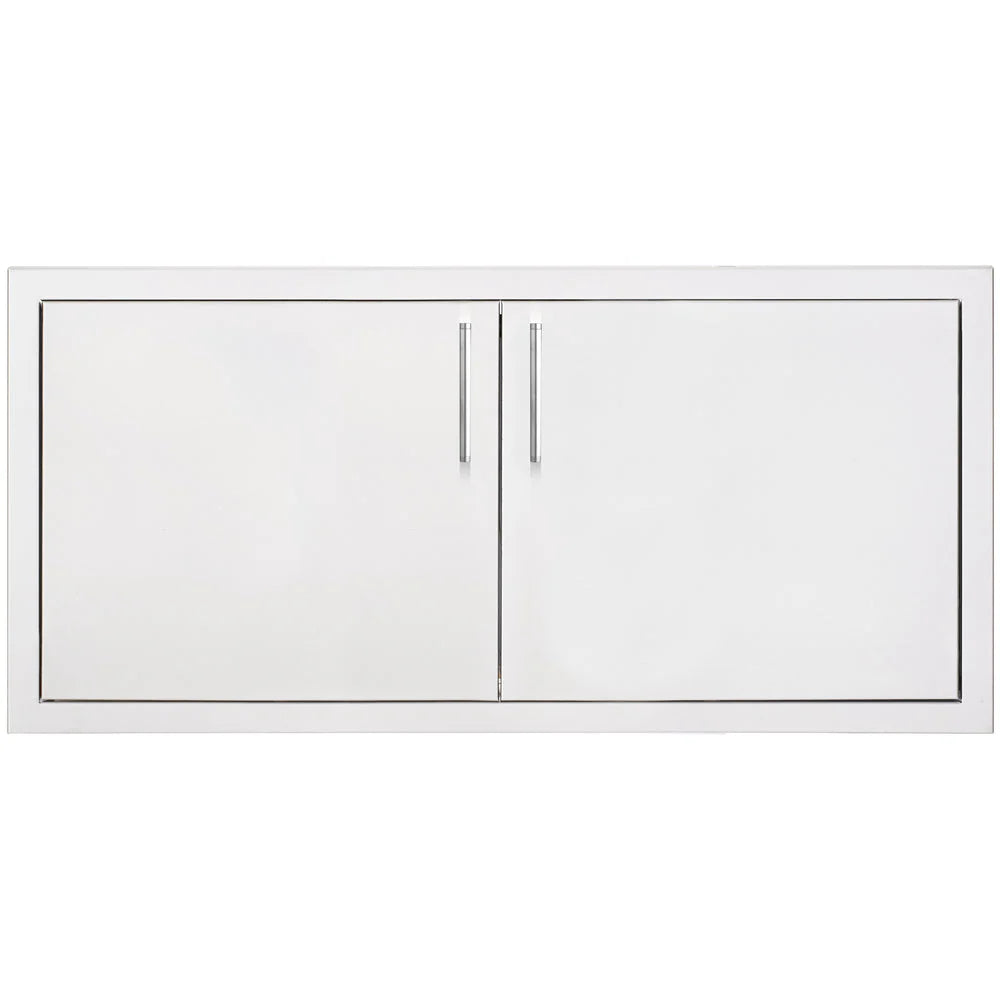 True Flame 36" 2-Drawer Dry Storage Pantry & Enclosed Cabinet Combo