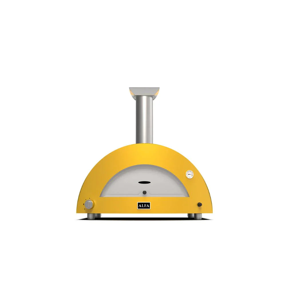 Alfa Moderno 3 Pizze, Gas Oven (Red,LP)