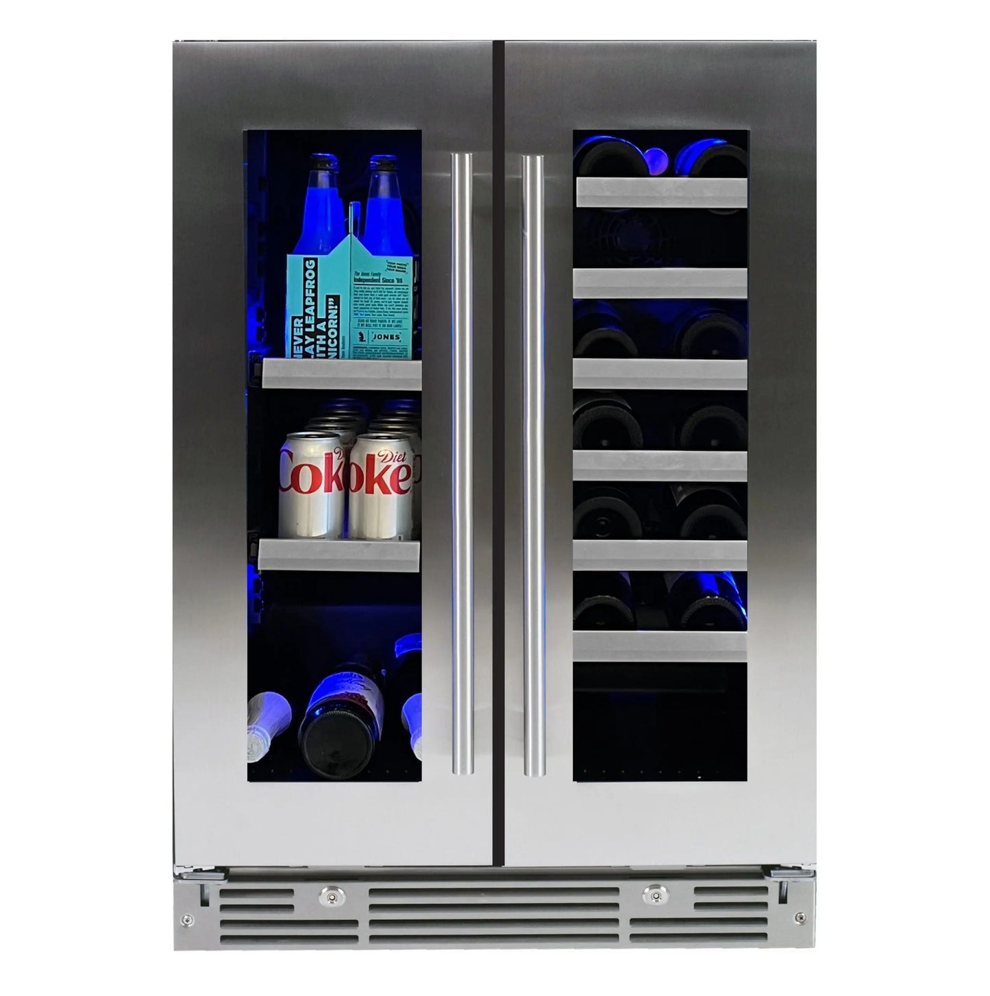 XO LUXURY 24" UNDERCOUNTER WINE AND BEVERAGE COOLER